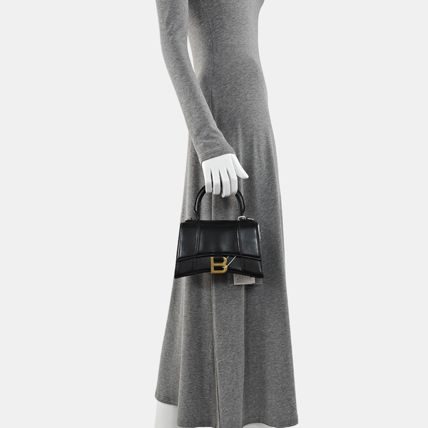 Hourglass XS Calfskin Black