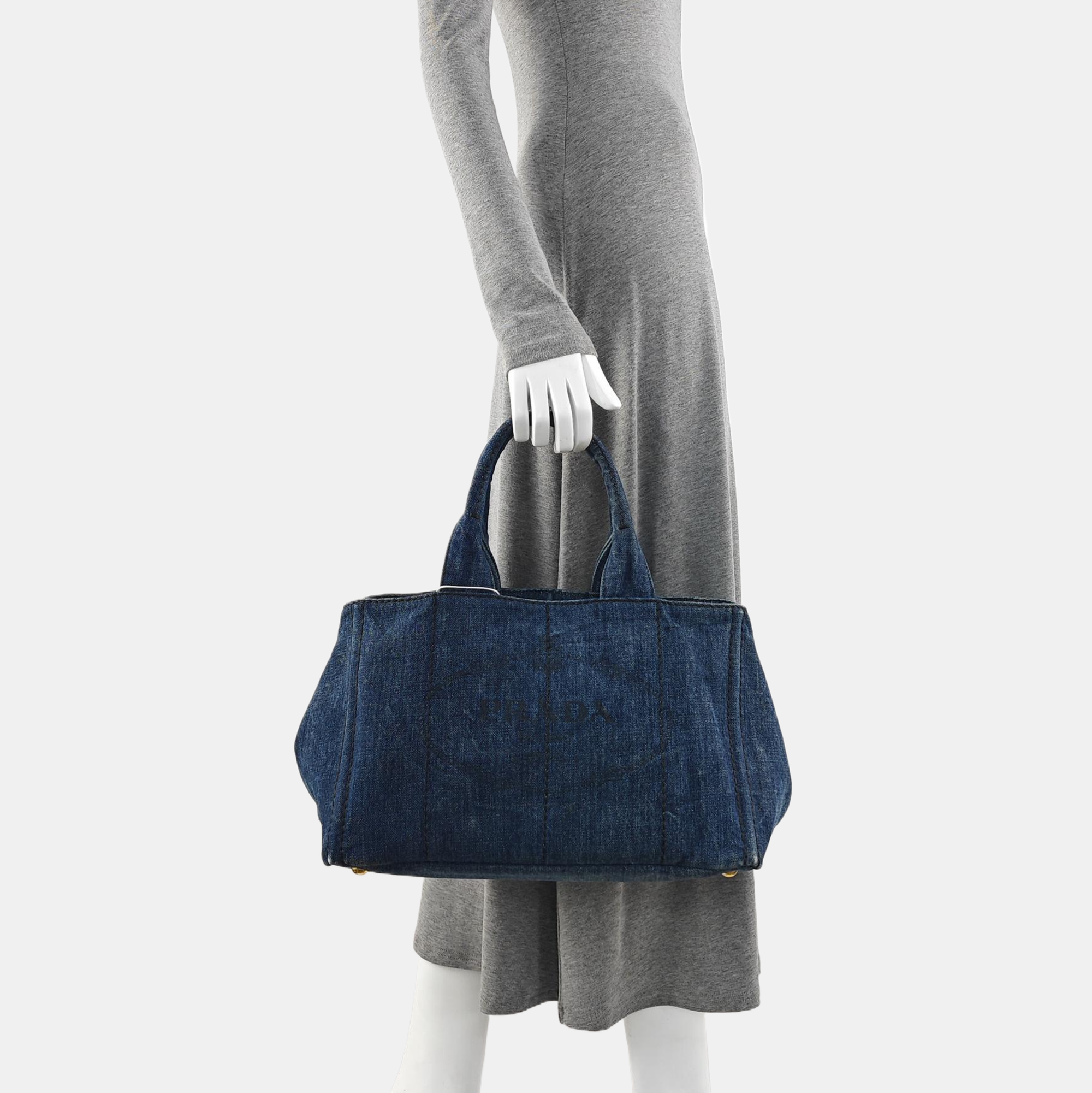 Denim Quilted Denim Blue