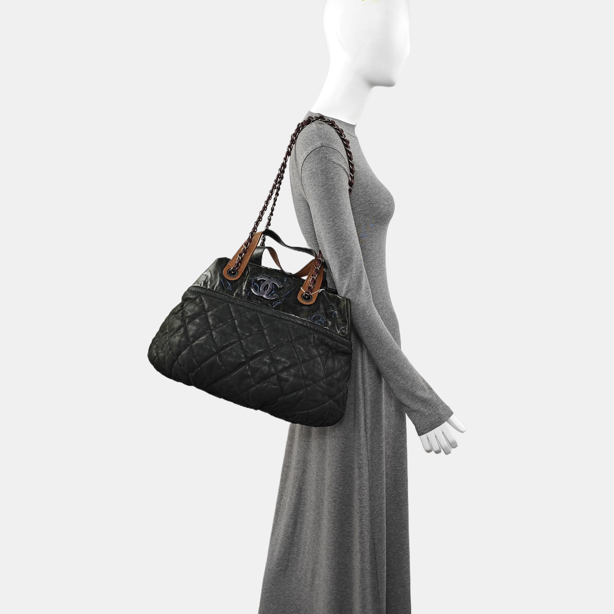 THE MIX Quilted Calfskin Green