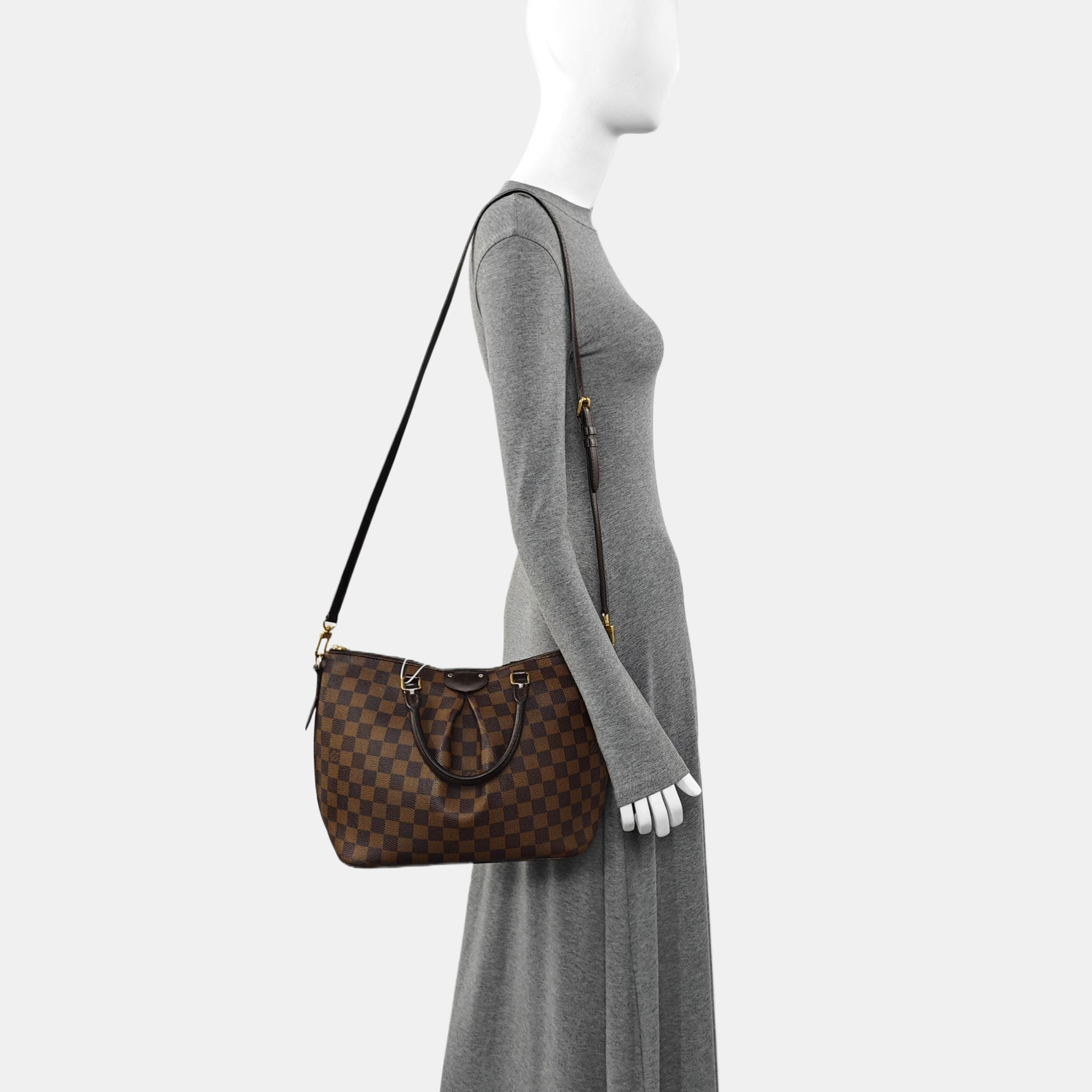 PALERMO PM Damier Ebene Coated Canvas Brown
