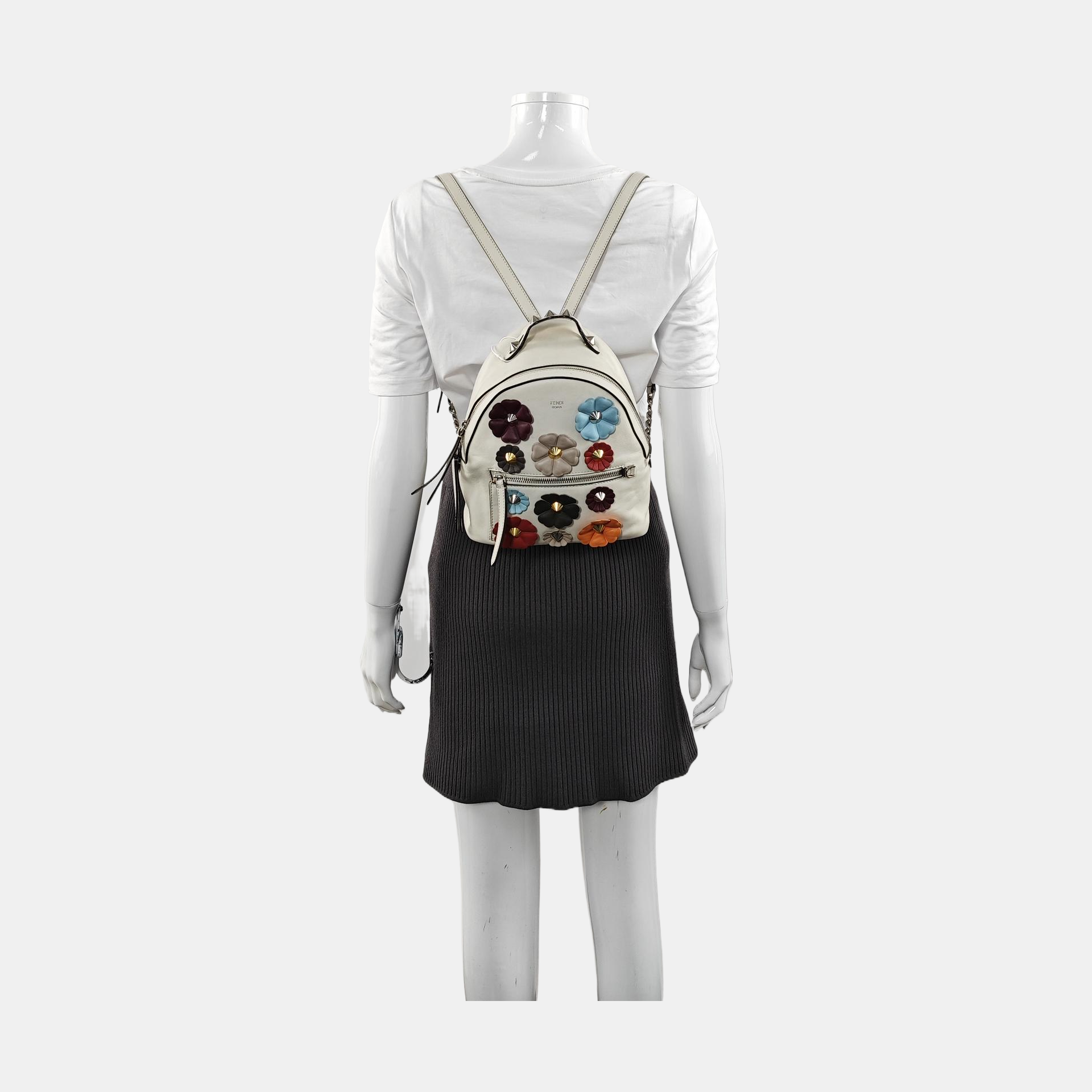 Calfskin Backpack White