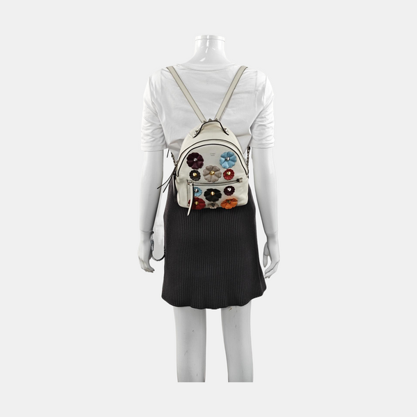 Calfskin Backpack White