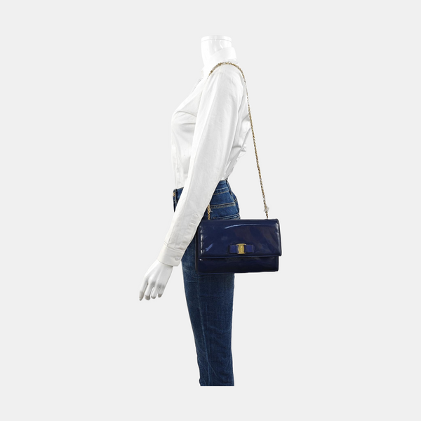 Ginny Calfskin Blue