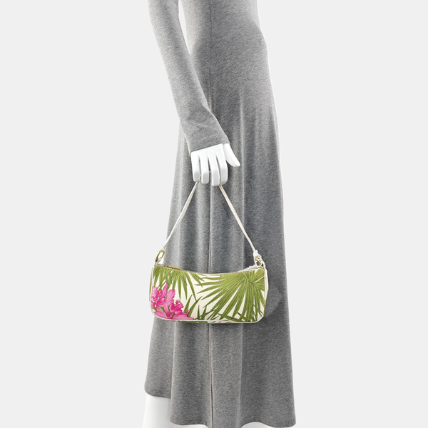 Fabric Top Handle Bag Multicolor