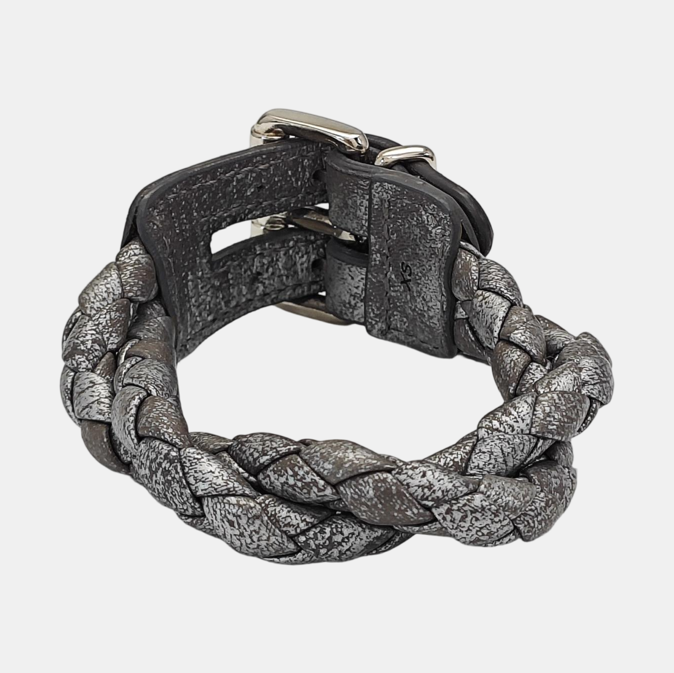 Leather Gray Bangle