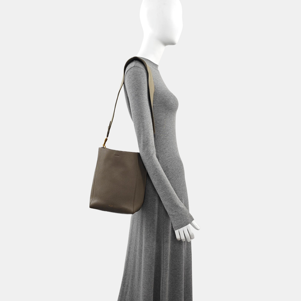 SANGLE Small Calfskin Gray