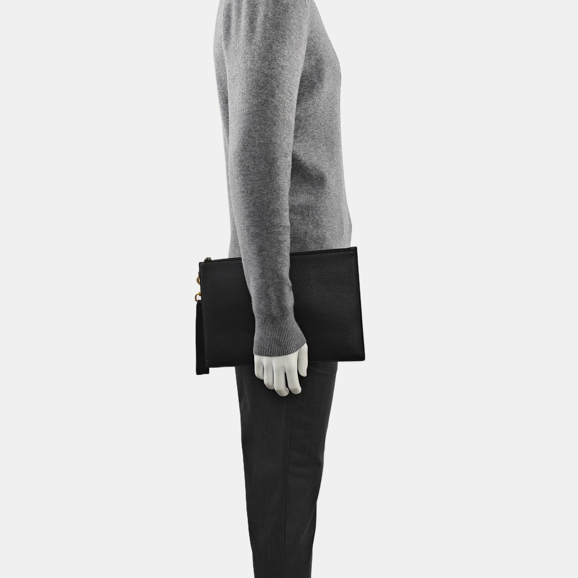 GG Marmont Large Calfskin Black