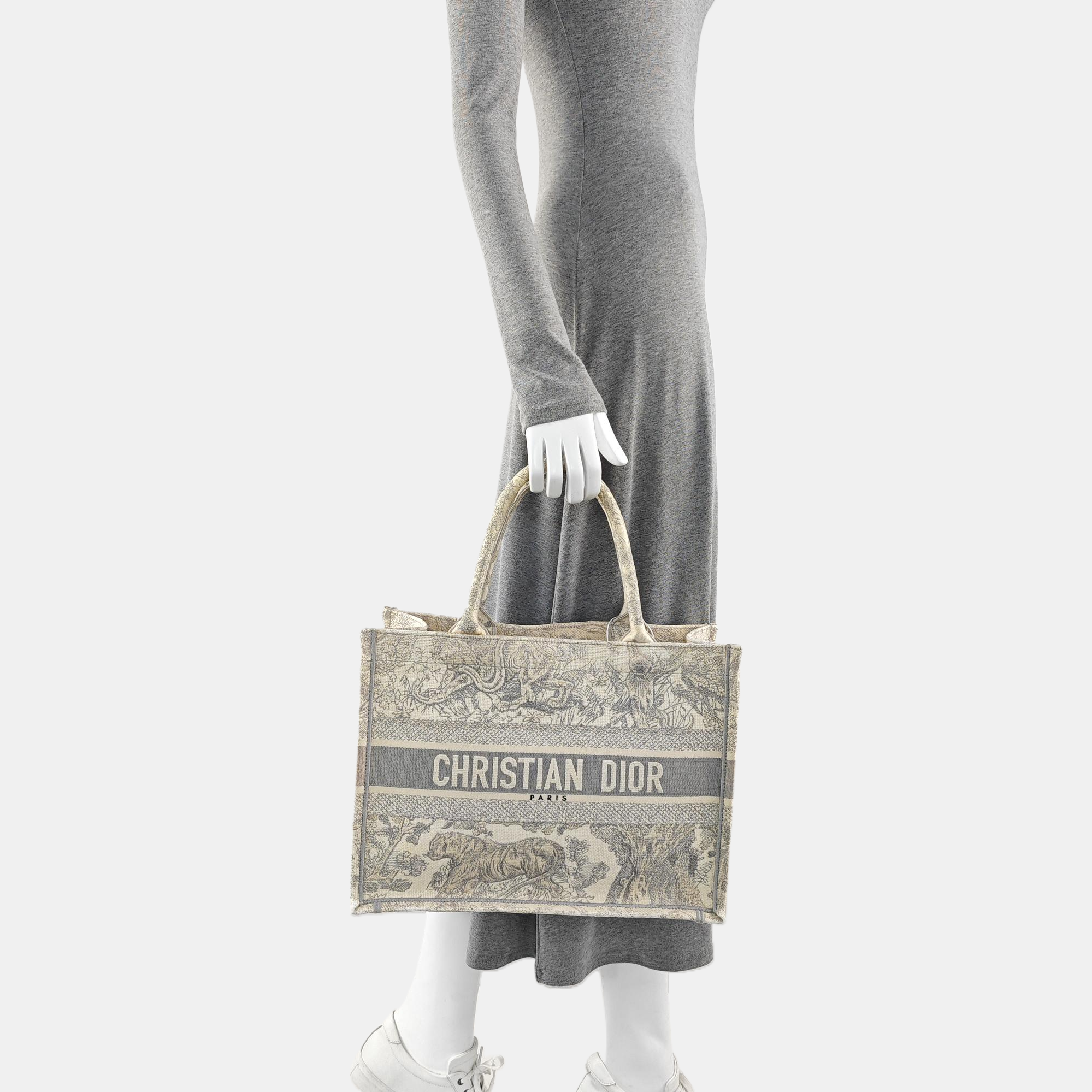 Book Tote Medium Canvas Gray