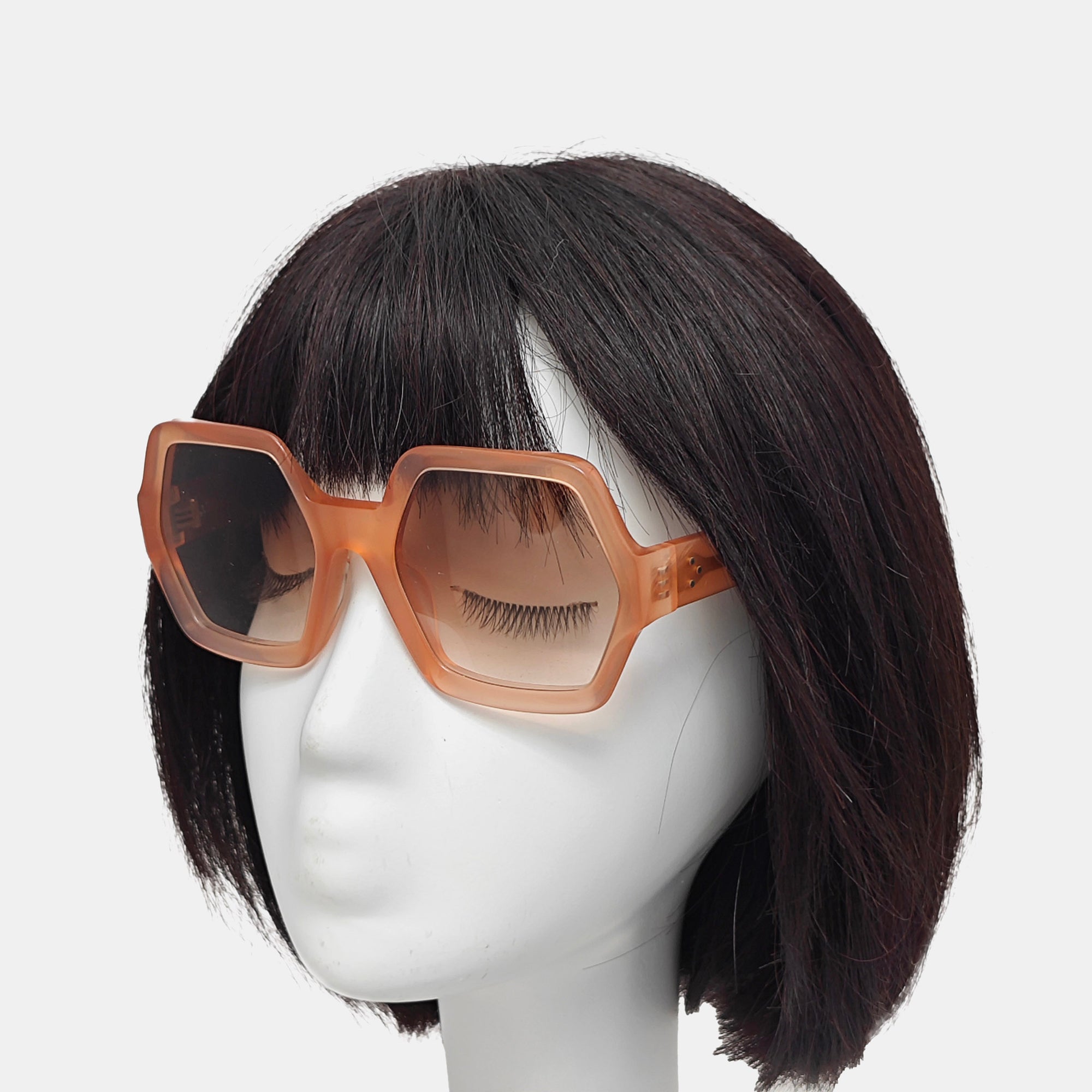 Synthetic Sunglasses Brown