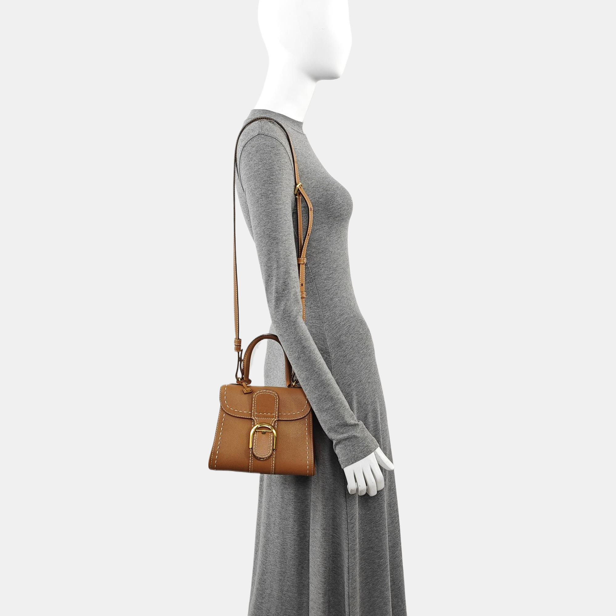 Brillant Mini Calfskin Brown