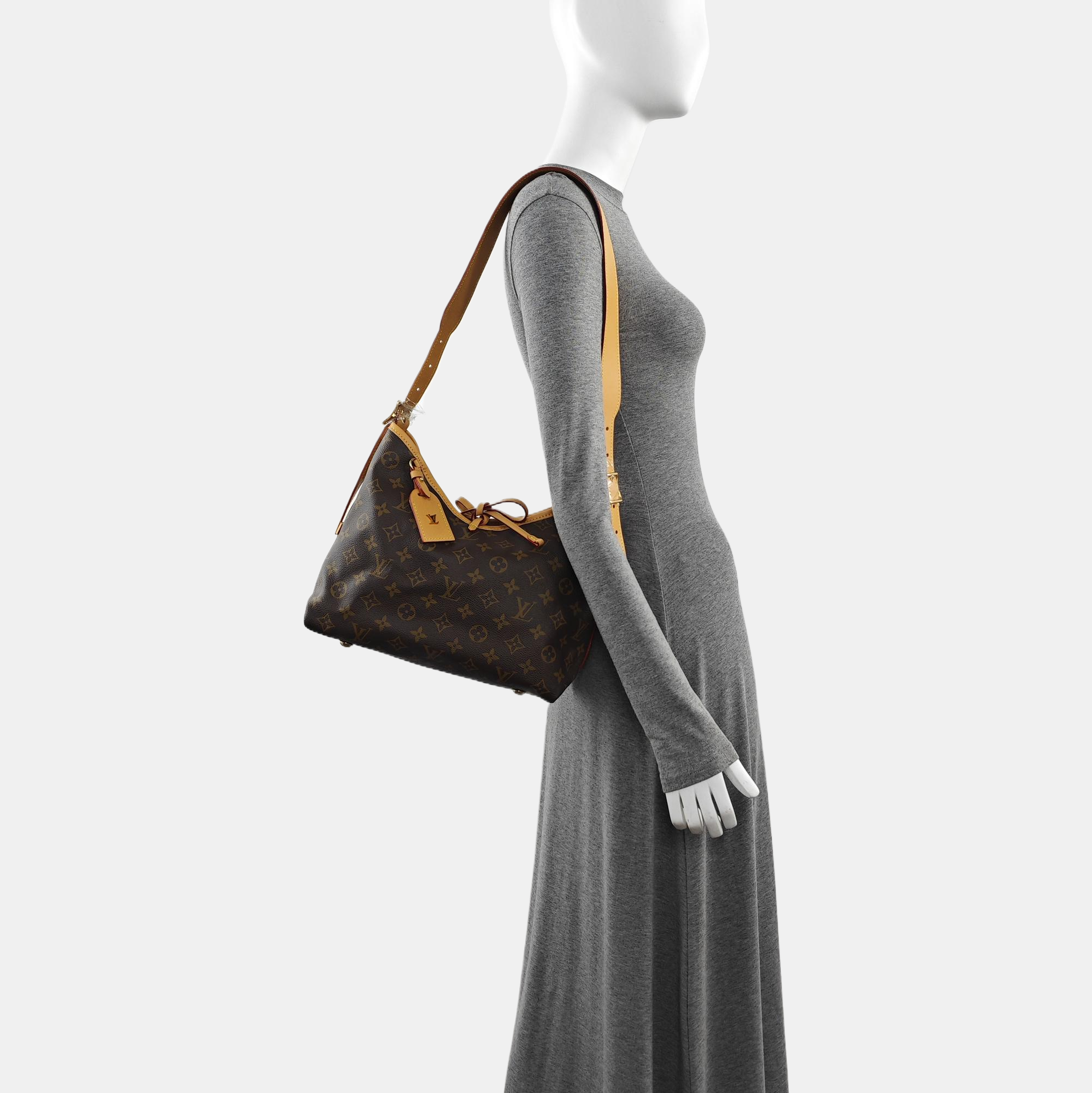 CARRYALL PM Monogram Coated Canvas Brown