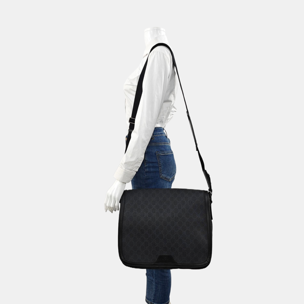 Monogram Coated Canvas Black