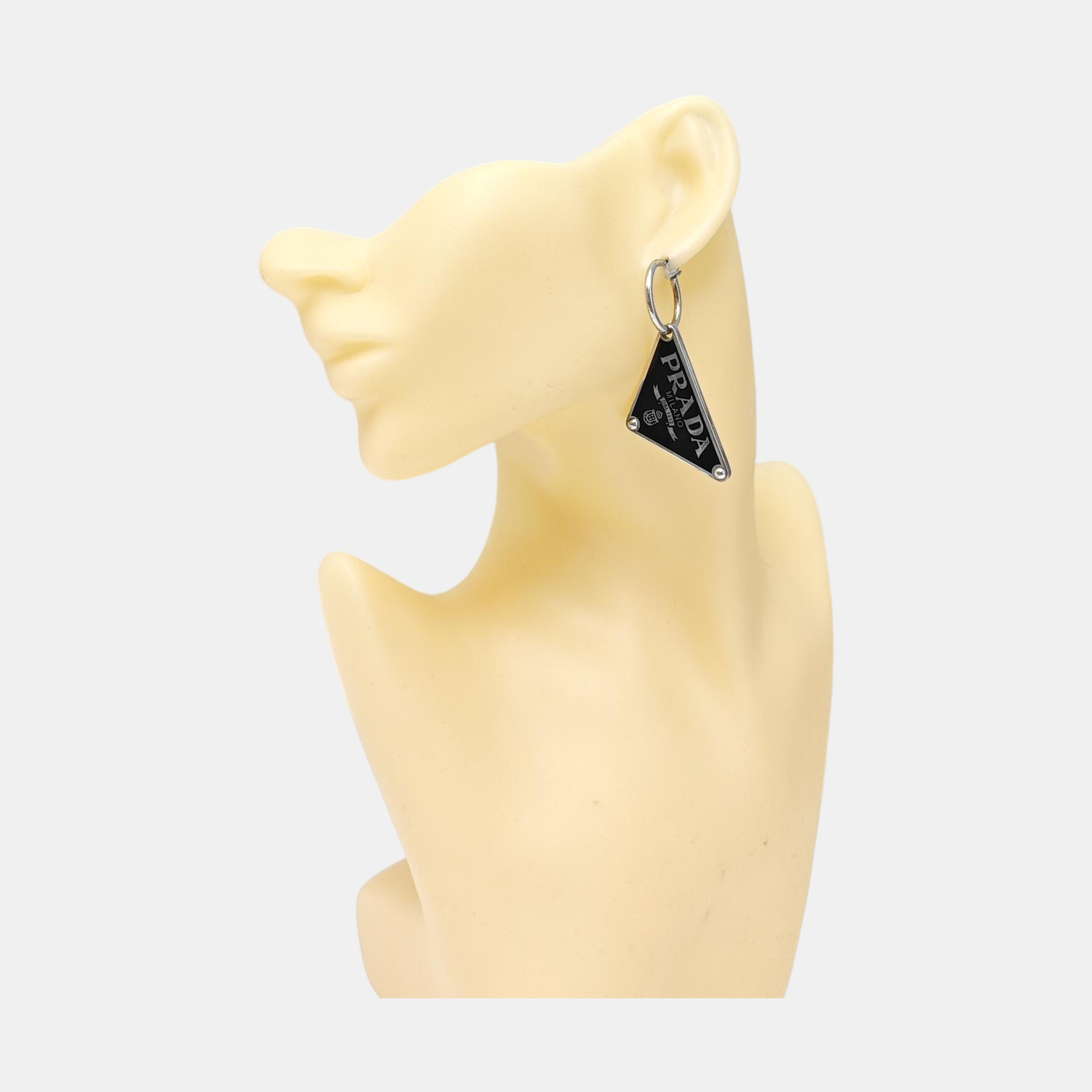 925 Sterling Silver Black Stud Earrings