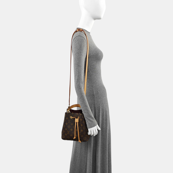 NÉONOÉ BB Monogram Coated Canvas Brown