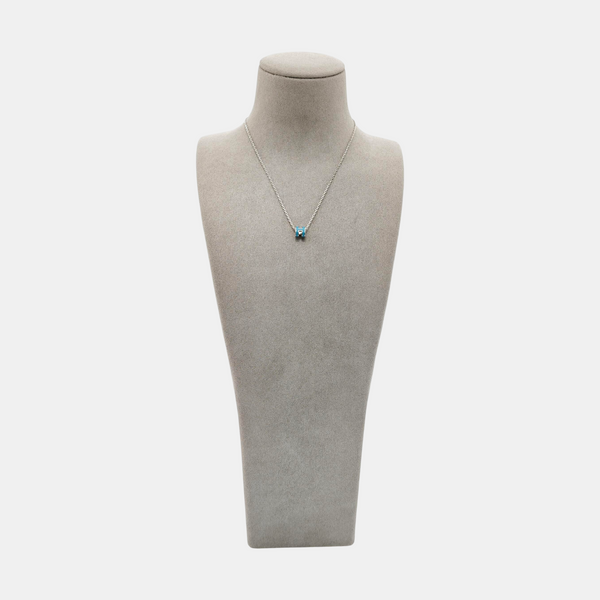 Pop H Metal Silver Necklace