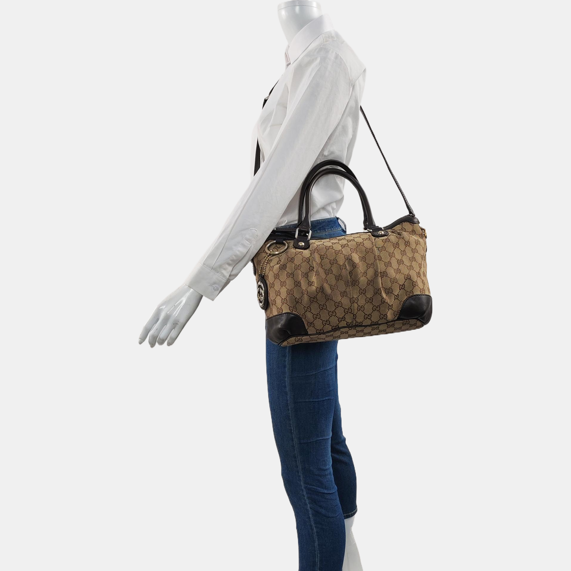 Sukey Monogram Canvas Brown