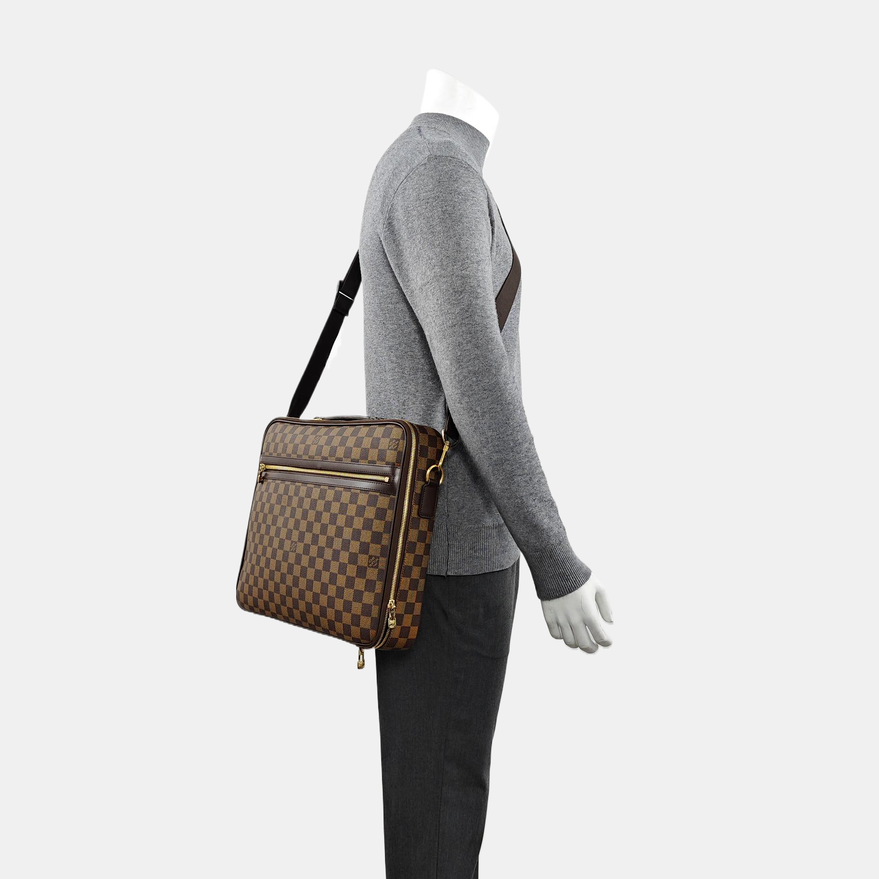 SABANA Damier Ebene Coated Canvas Brown