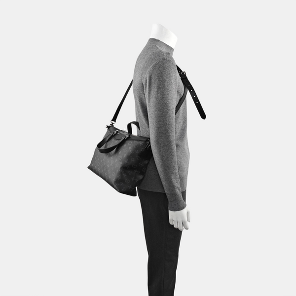 EXPLORER Monogram Coated Canvas Black