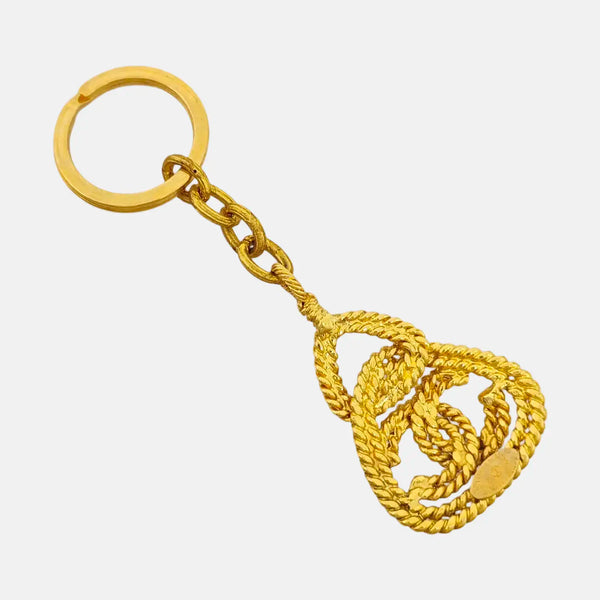 Metal Bag Charm Gold