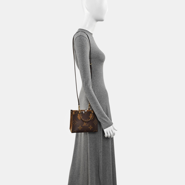 ONTHEGO BB Monogram Coated Canvas Brown
