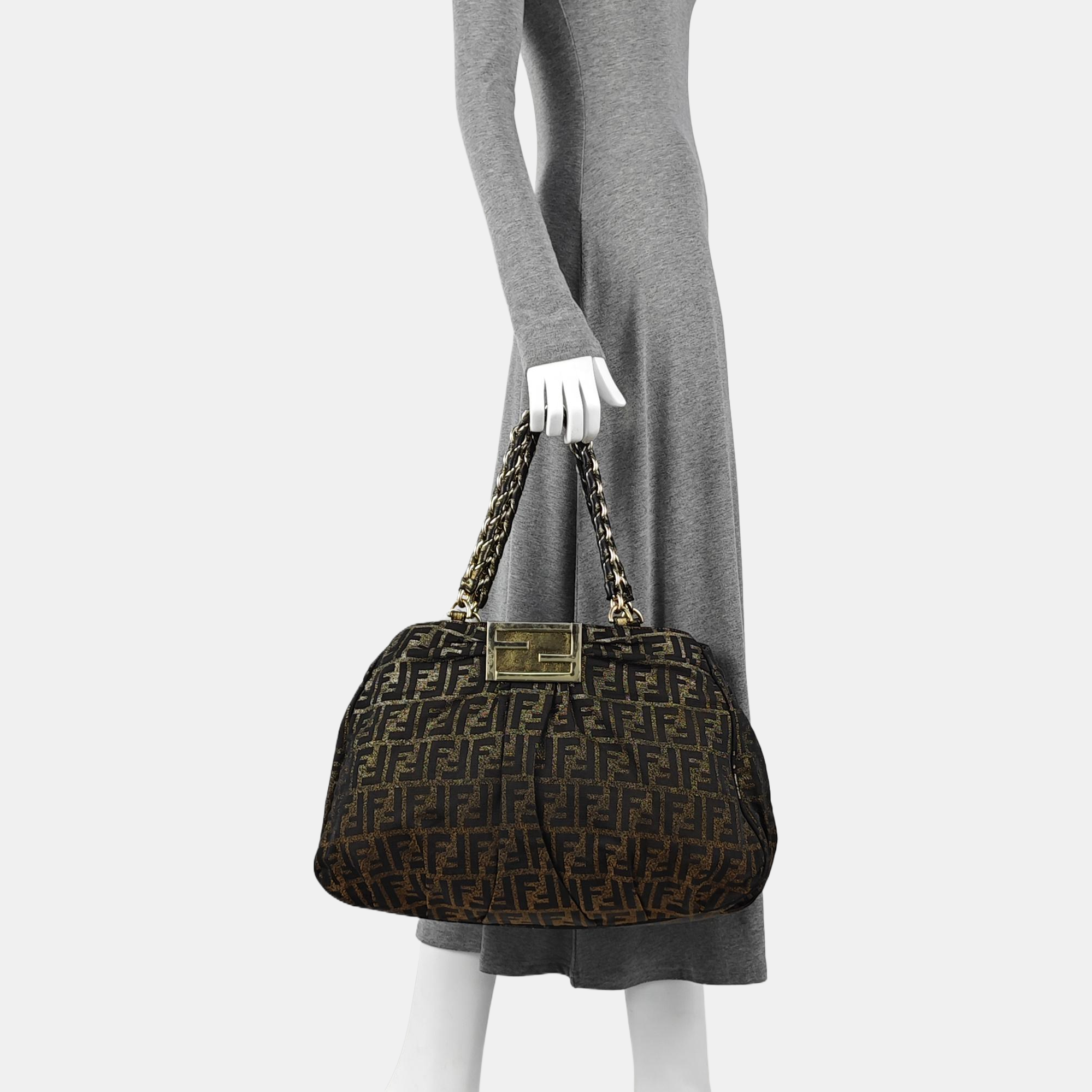 Coated Canvas Top Handle Bag Multicolor