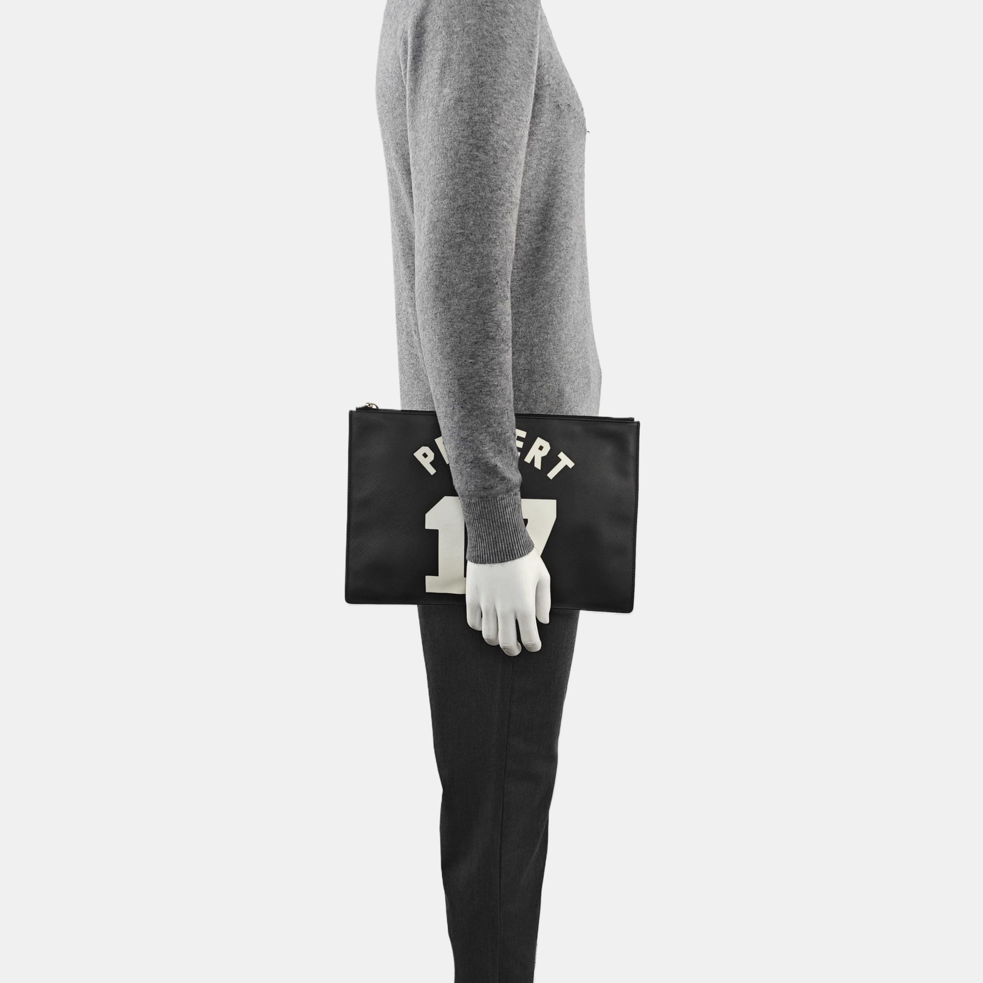 Calfskin Clutch Black
