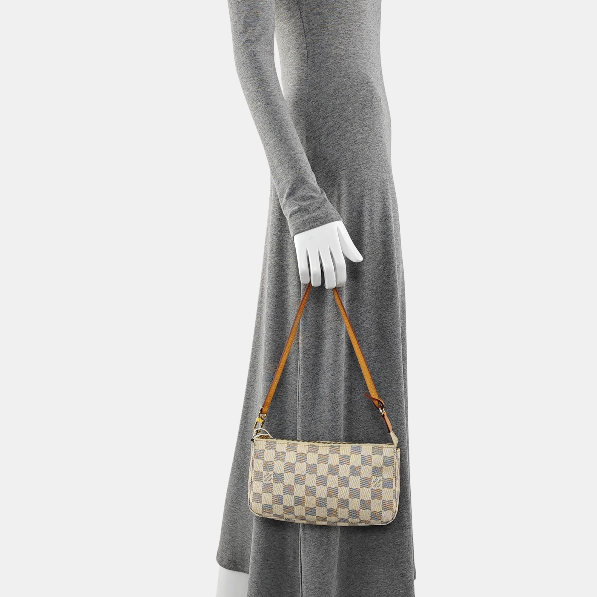 ACCESSOIRES GM Damier Azur Coated Canvas White