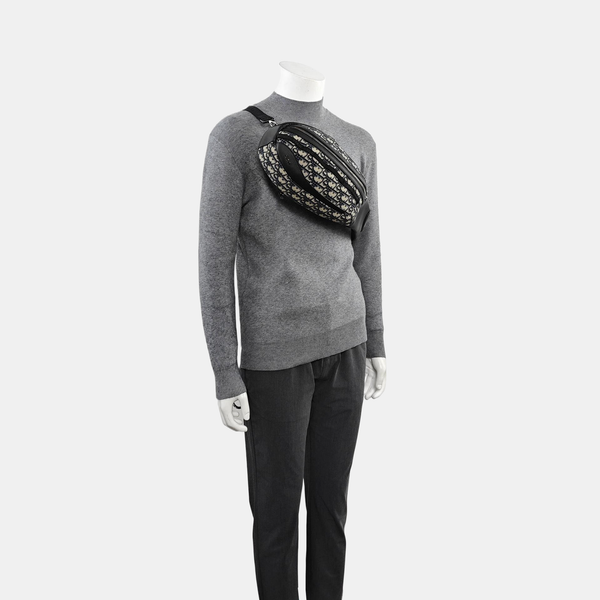 Issimo Double Saddle Oblique Canvas Gray