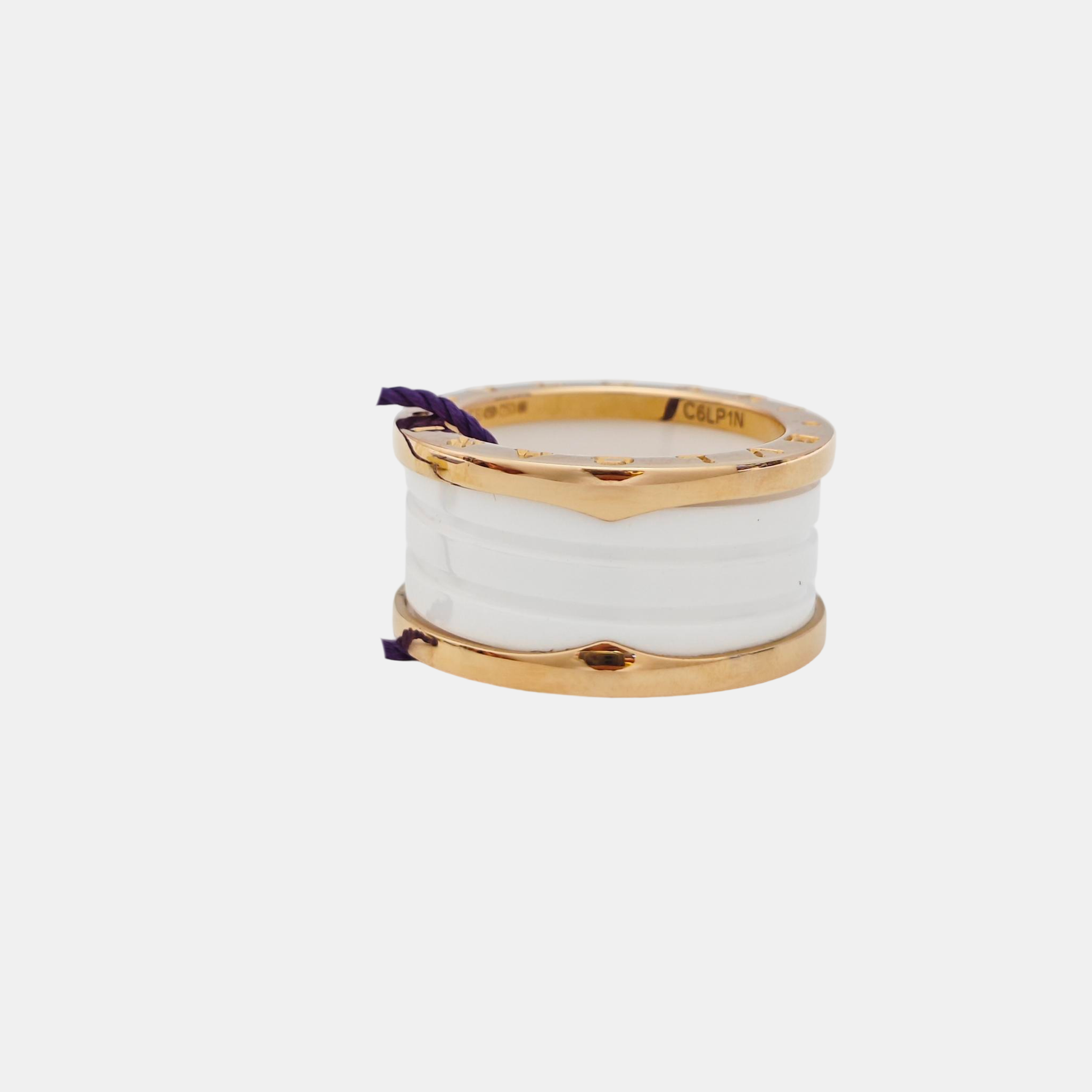 B.ZERO1 18k Rose Gold Ring EU 57