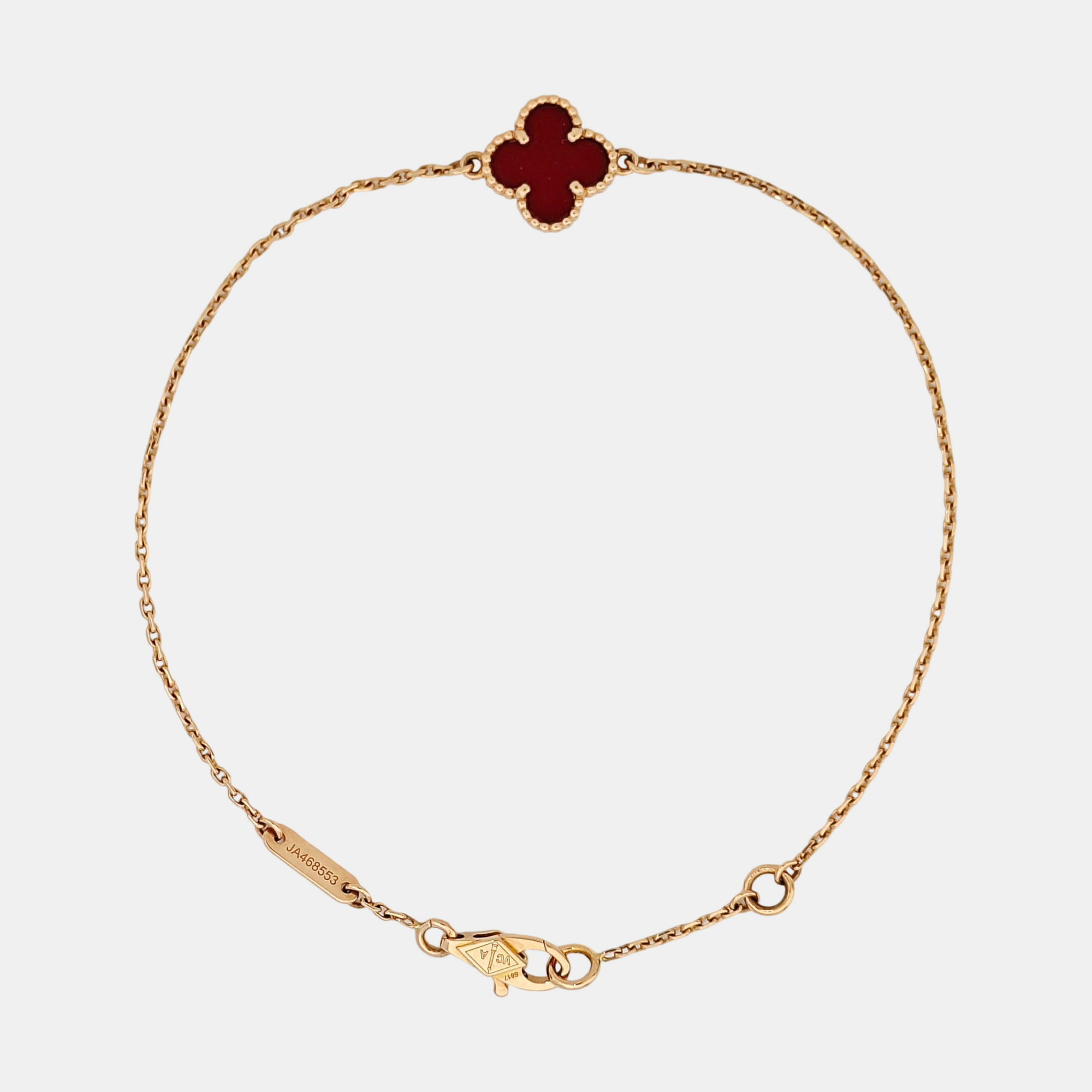 Sweet Alhambra 18k Rose Gold Bracelet