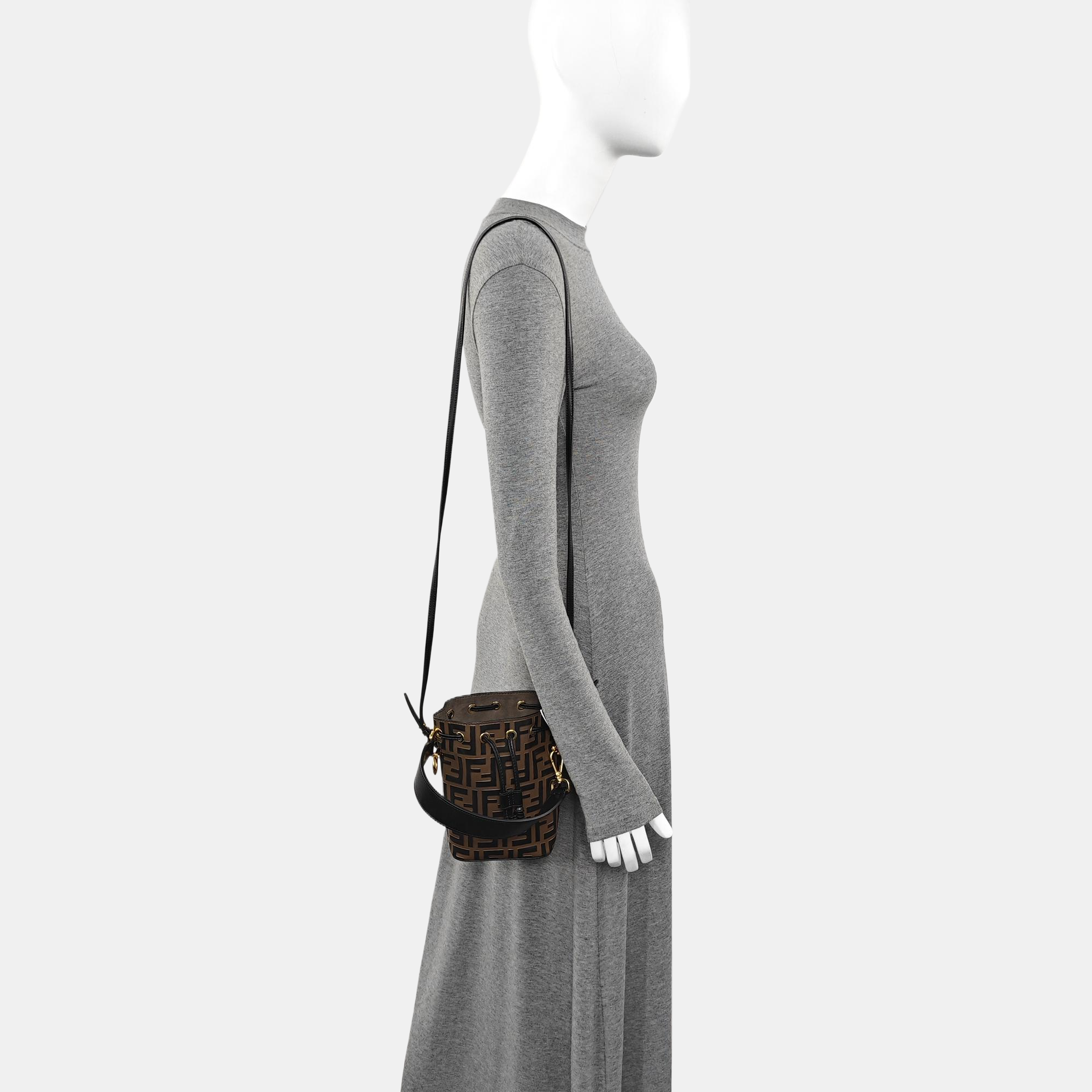 Mon Tresor Mini Monogram Calfskin Brown