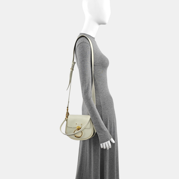 Tess Small Calfskin Beige