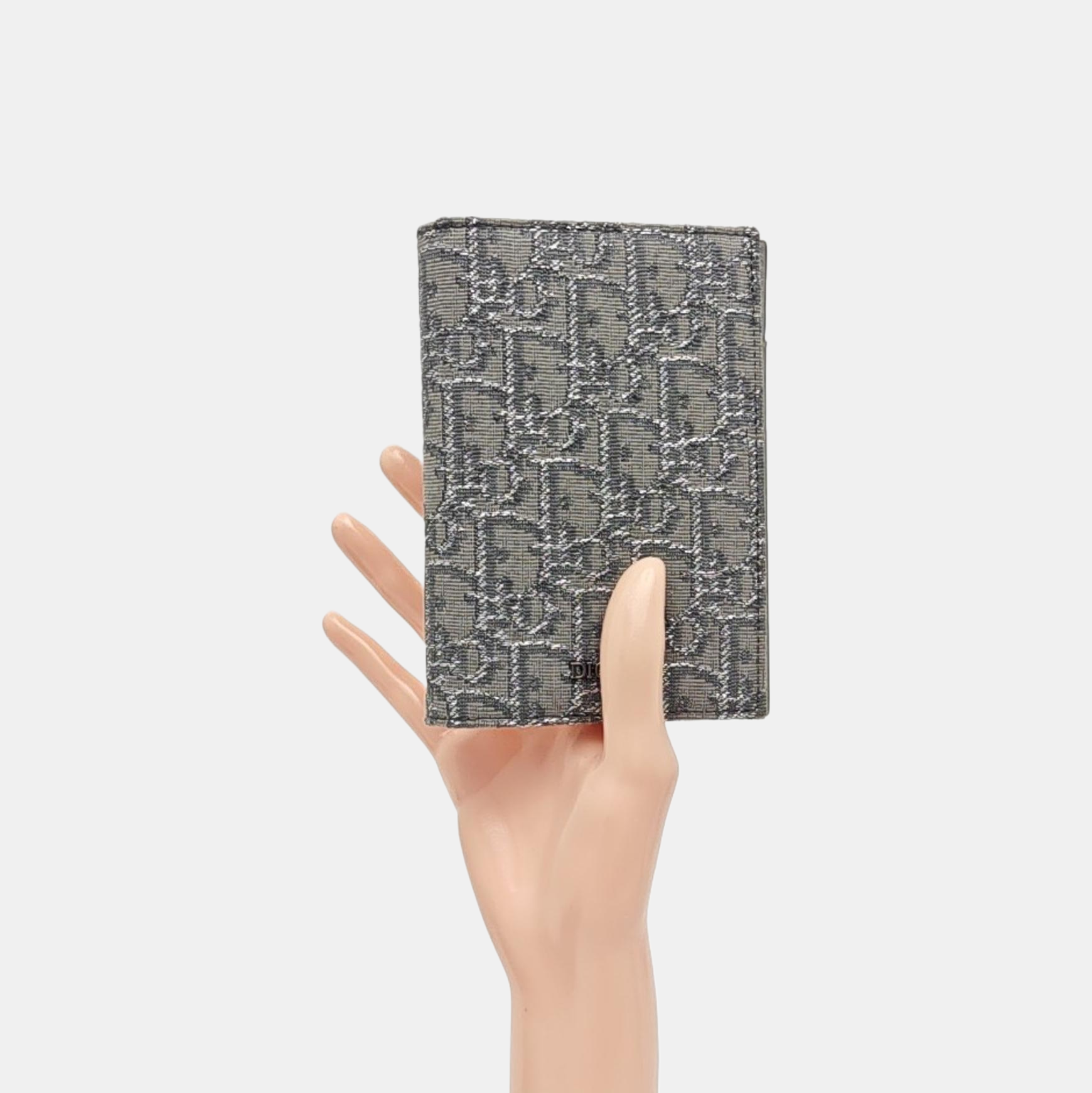 Fabric Card Holder Gray