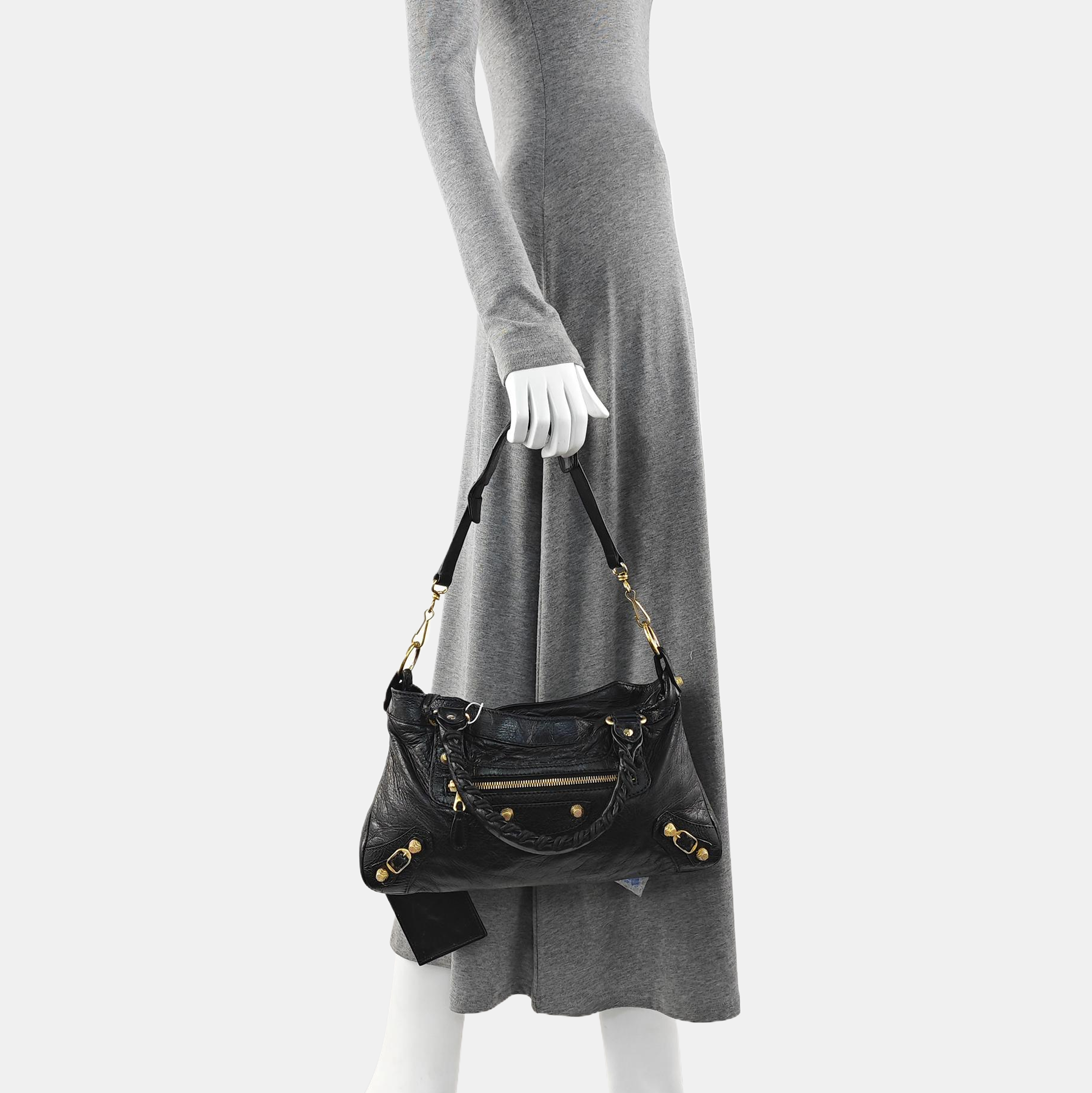 Classic City Small Lambskin Black