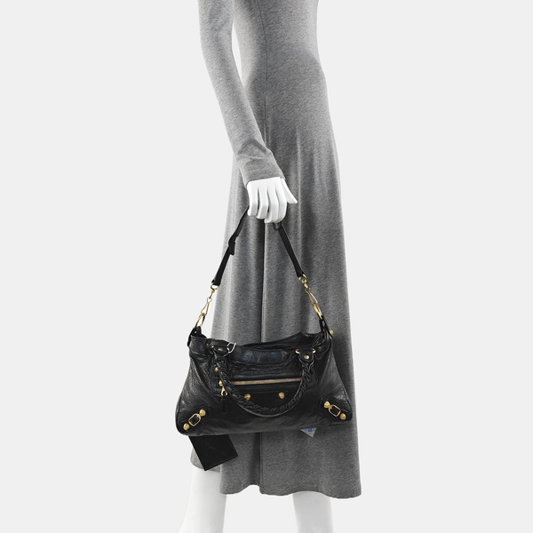 Classic City Small Lambskin Black