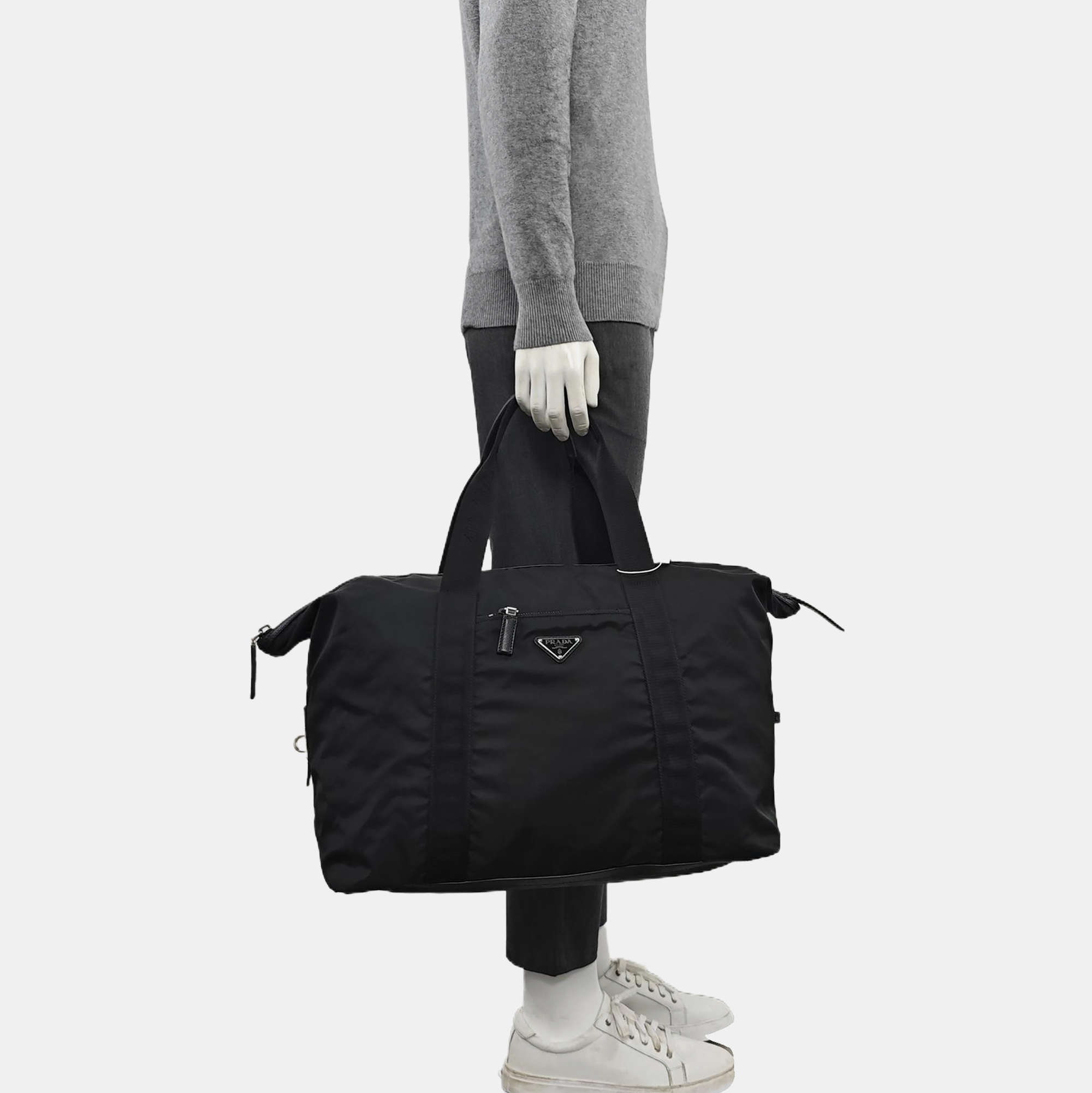 Nylon Tote Bag Black
