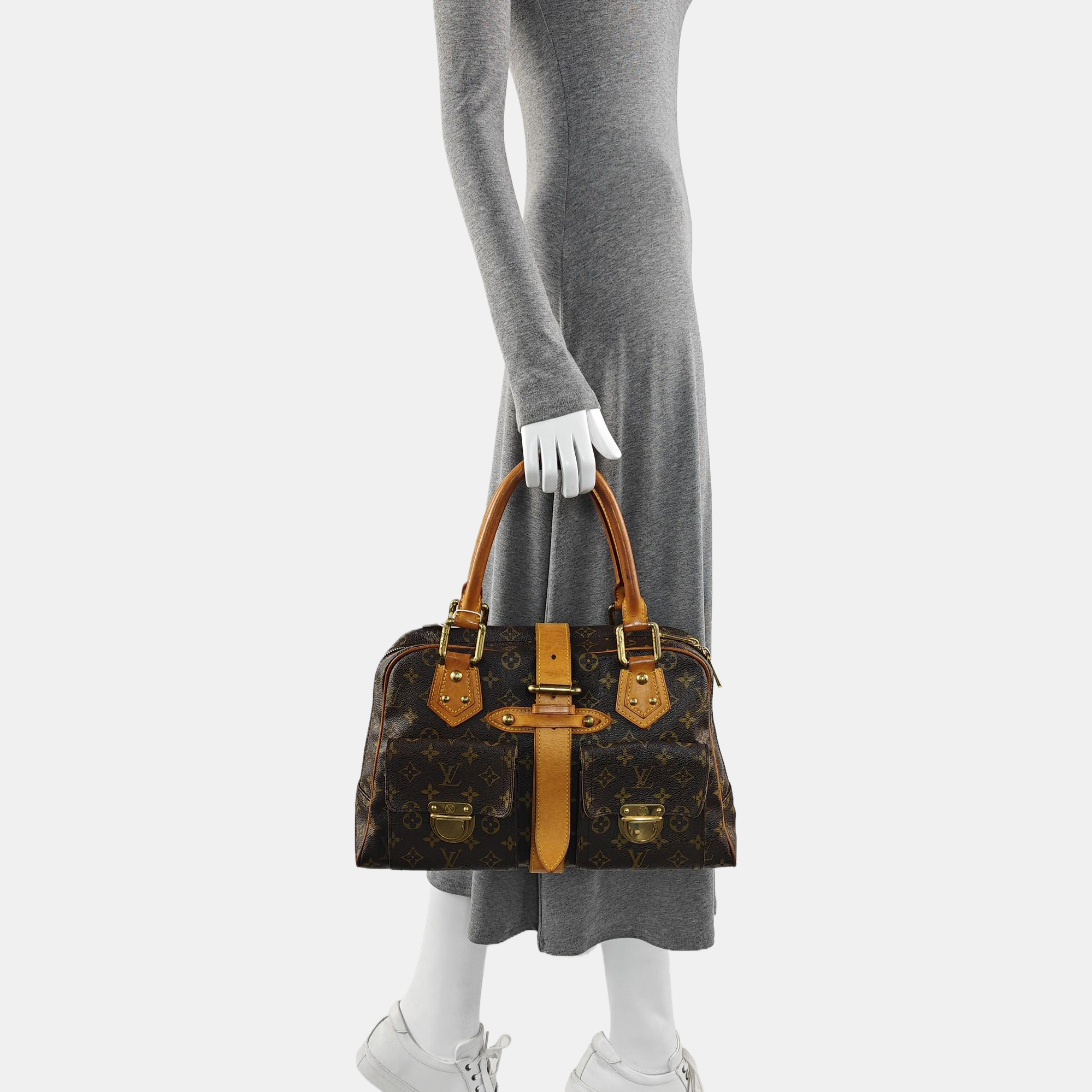 MANHATTAN GM Monogram Coated Canvas Brown