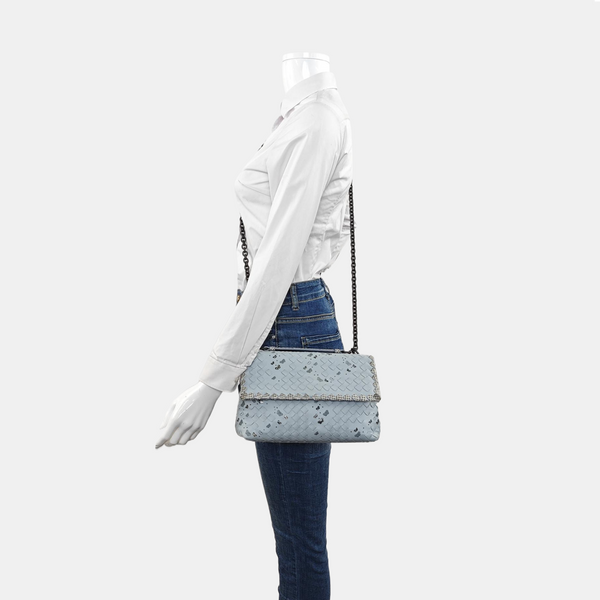Authenticated pre-owned  Olimpia Lambskin Blue - Shoulder Bag at Looply