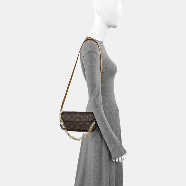 IVY Monogram Coated Canvas Brown