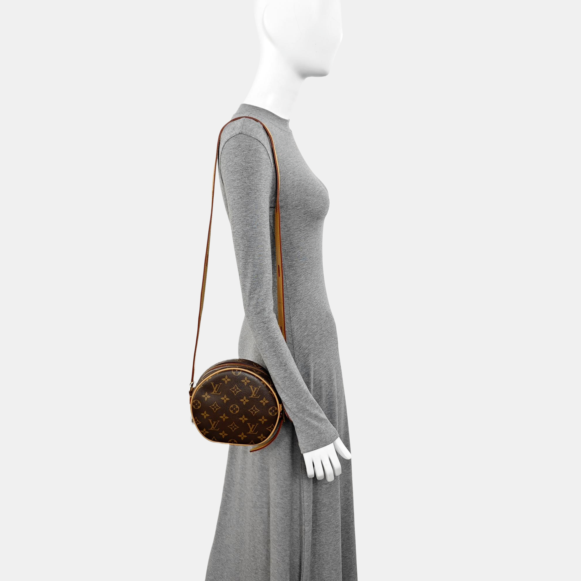 BOITE CHAPEAU PM Monogram Coated Canvas Brown