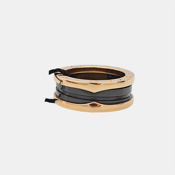 B.ZERO1 18k Rose Gold Ring EU 55