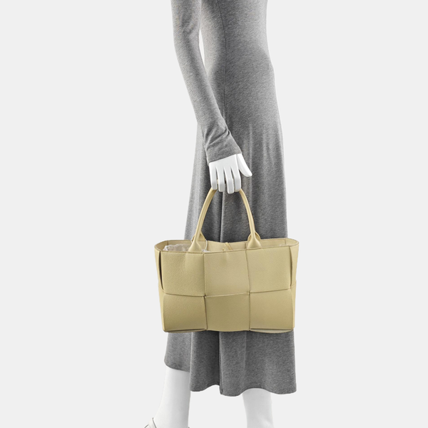 Arco Small Calfskin Beige