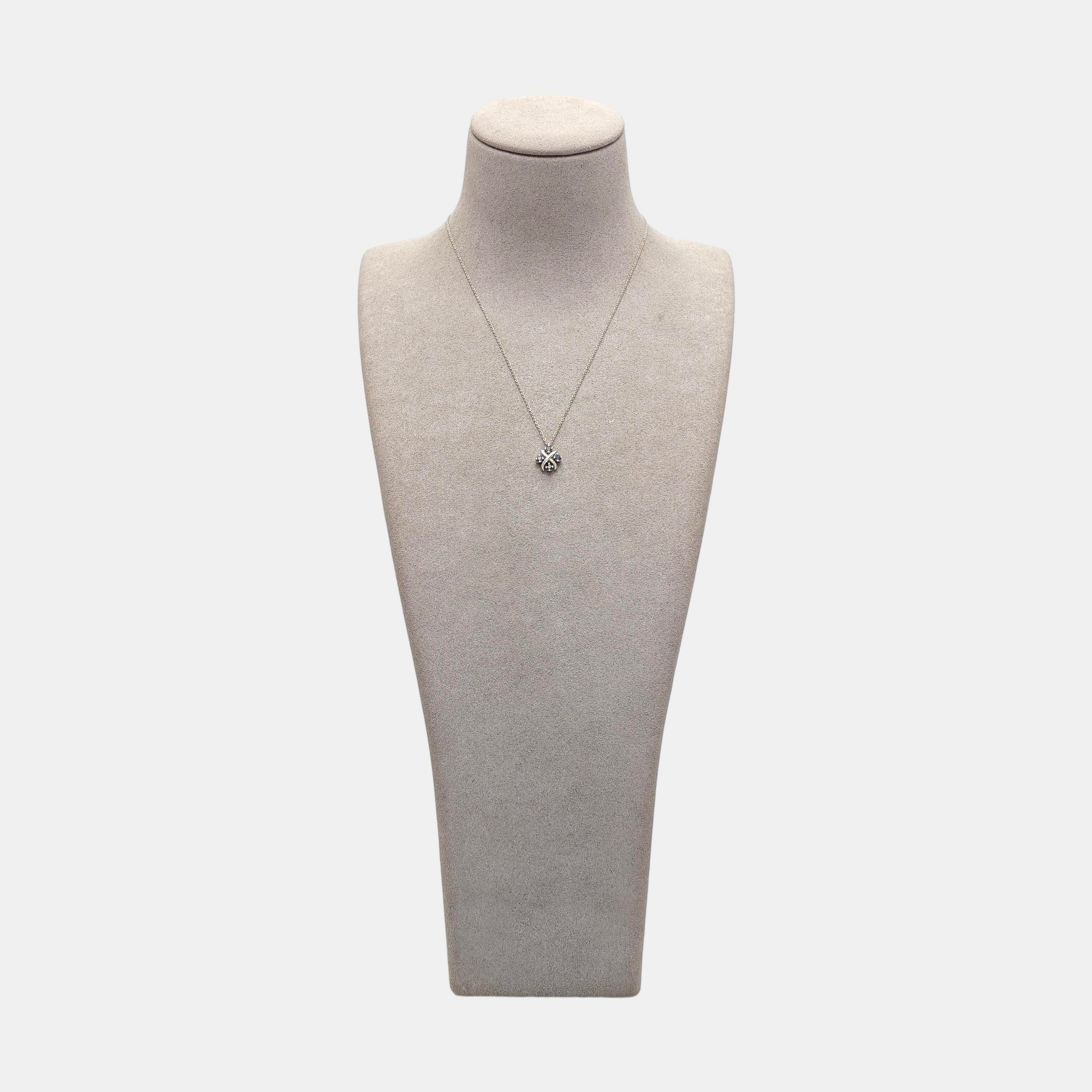 Tiffany &amp; Co. Schlumberger Platinum 950 Silver Necklace