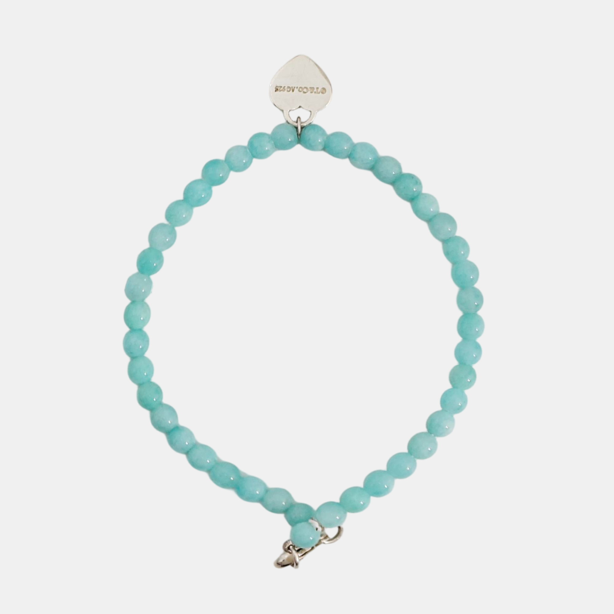 Return To Tiffany 925 Sterling Silver Green Bracelet