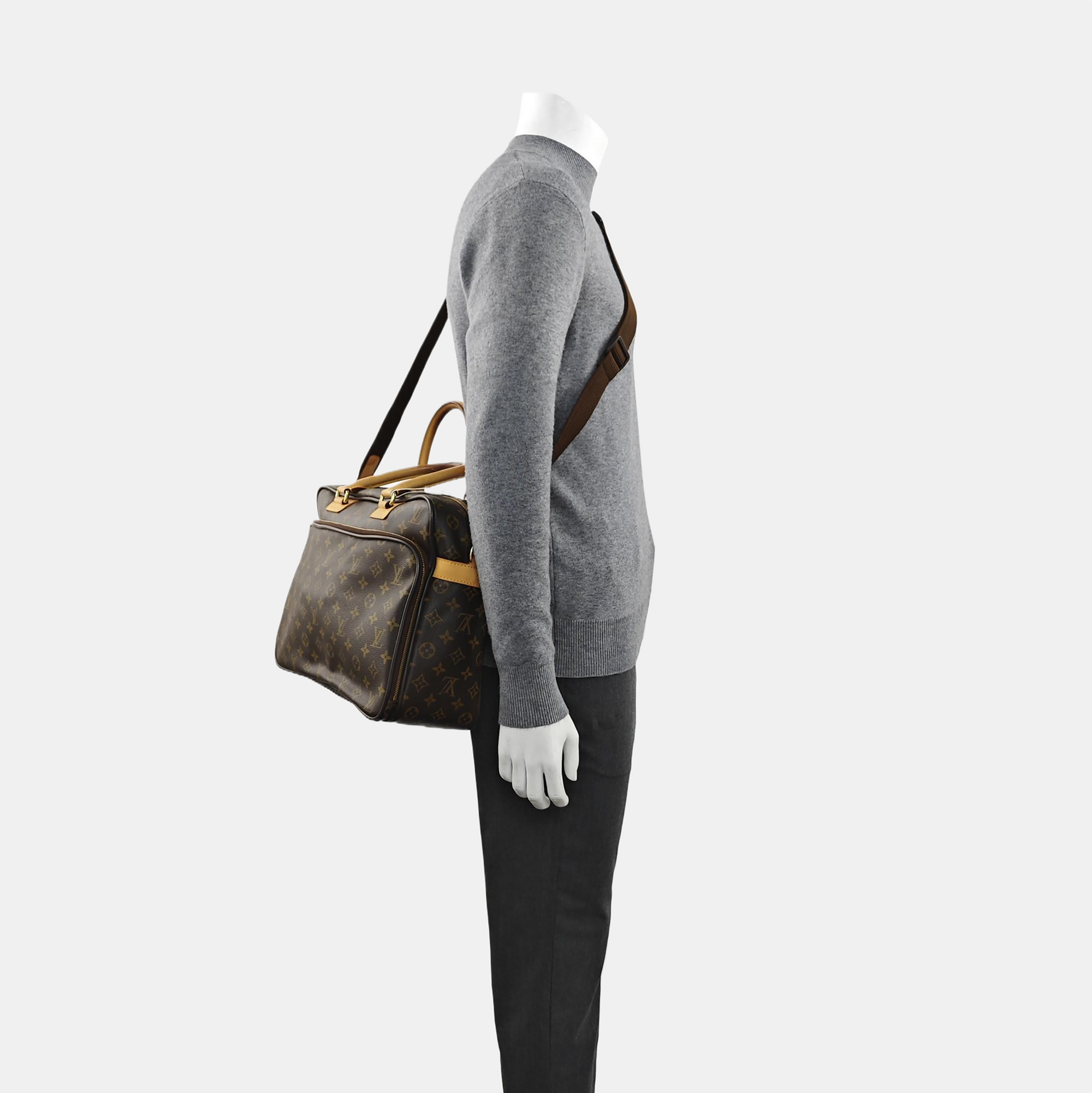 ICARE Monogram Coated Canvas Brown