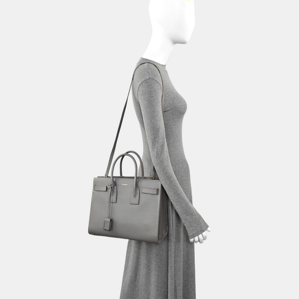 SAC DE JOUR Small Calfskin Gray