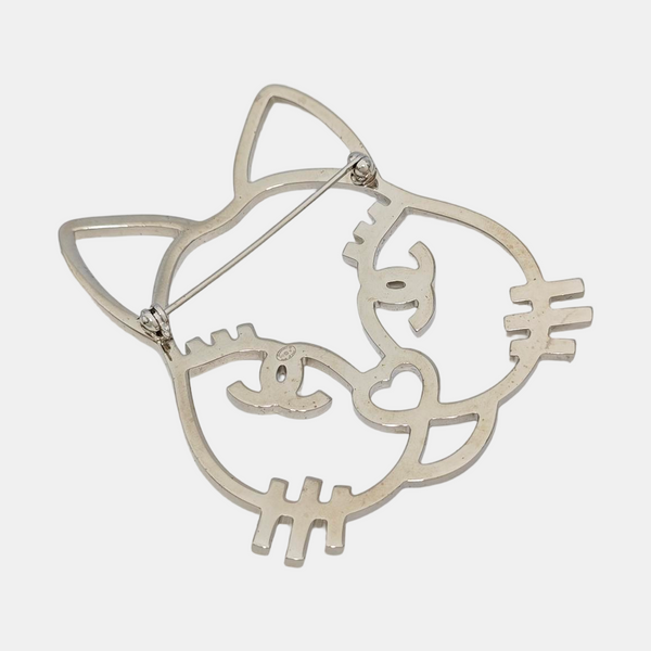 Metal Silver Brooch