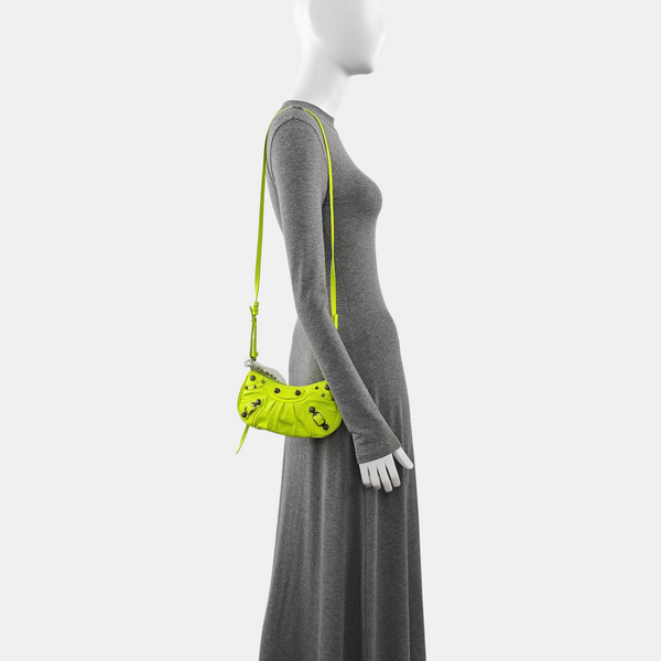 Le Cagole Mini Calfskin Green