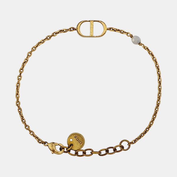 Petit CD Metal Gold Bracelet