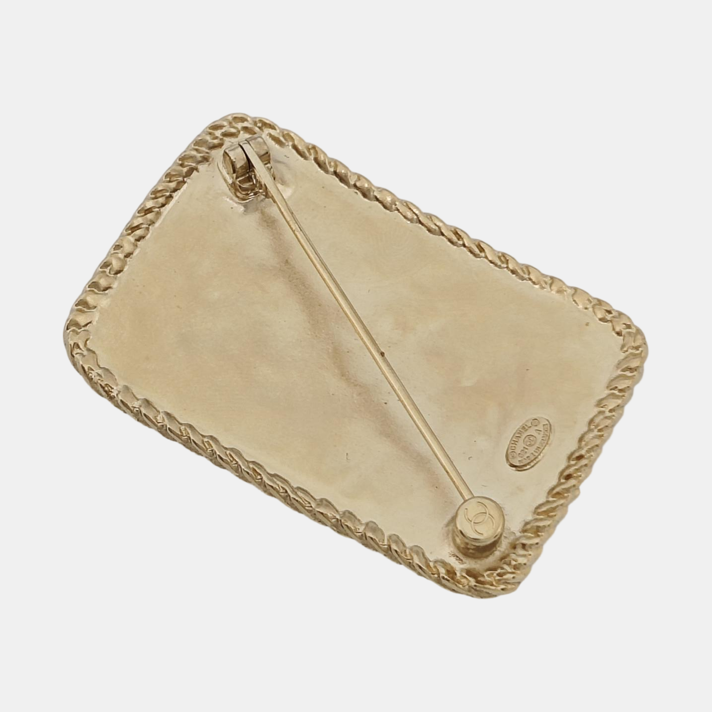 Metal Gold Brooch
